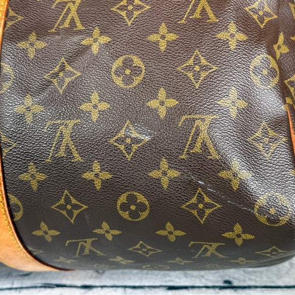 Louis Vuitton Keepall 50 Bandouliere brown monogram leather duffle travel bag - Picture 11 of 16